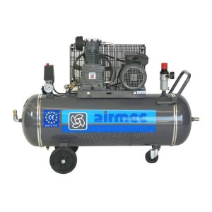 Airmec CRM 102 mobiele oliegesmeerde zuigercompressor