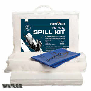 Absorptiekit olie 20 liter Portwest SM60