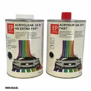 Air dry blanke lak, set van 2 liter