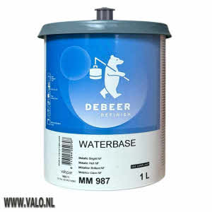 De Beer MM987 Waterbase 900+ Metallic bright NF 1 Liter