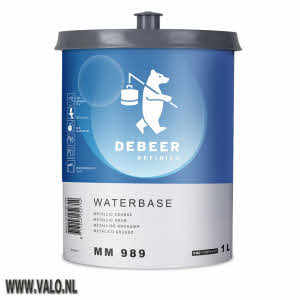 DEBEER MM989 Waterbase 900+ Metallic Coarse 1 Liter