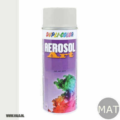 Spuitbus Duplicolor Aerosolart 400 ml Ral 9003 Mat