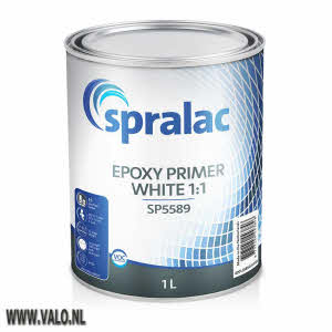 Epoxy primer wit Spralac SP5599 1 liter verpakking