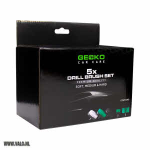 Gecko Drill Brushes 5 stuks