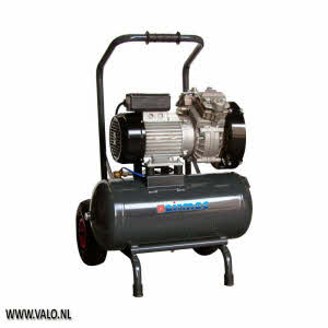 Airmec KZ 350-25 Mobiele olievrije zuigercompressor.