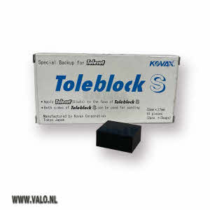 Kovax Toleblock schuurblokje voor Tolecut schuurpapier.