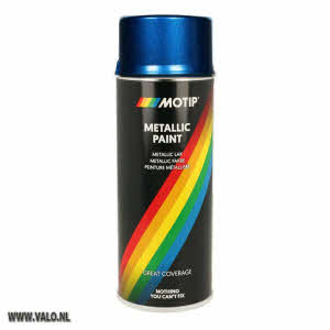 Spuitbus Metallic blauw Motip 04044