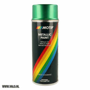 Spuitbus Metallic Groen Motip 04043