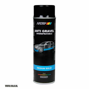 Underbody Coating Anti Steenslag Spuitbus 500ml Medium Solid Zwart