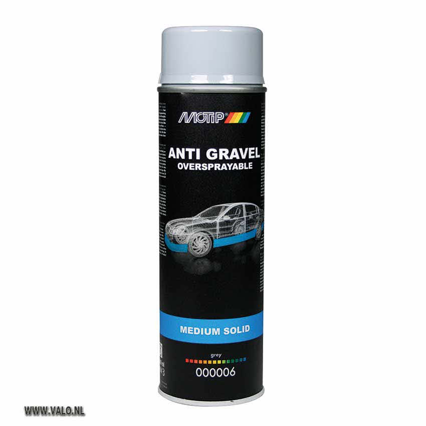 Underbody Coating Anti Steenslag Spuitbus 500ml Medium Solid Grijs