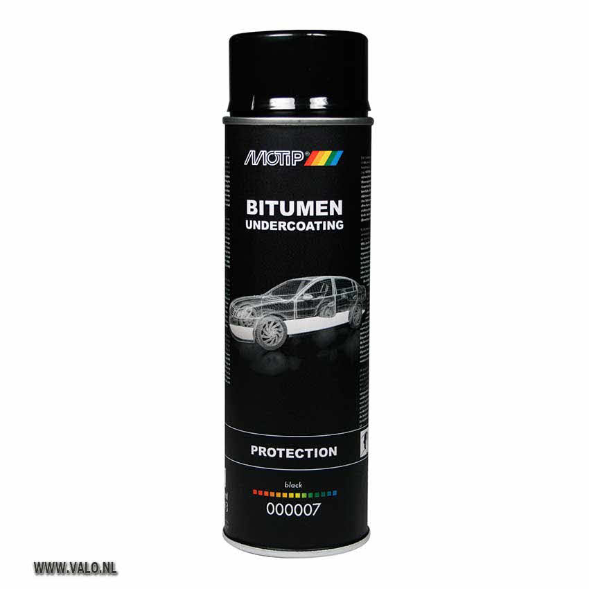 Underbody Coating Bitumen Spray Spuitbus 500ml Motip 000007