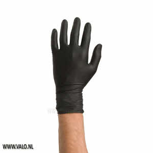 Nitril handschoenen zwart, extra dik