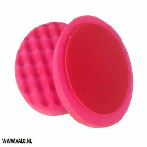 Poetspad Gewafeld Rood 150 mm - 2 stuks