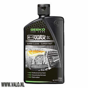 Gecko shampoo & glans 500 ml.