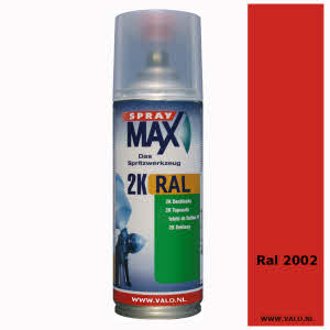 Spuitbus Spraymax 2K Ral 2002 Vermiljoen