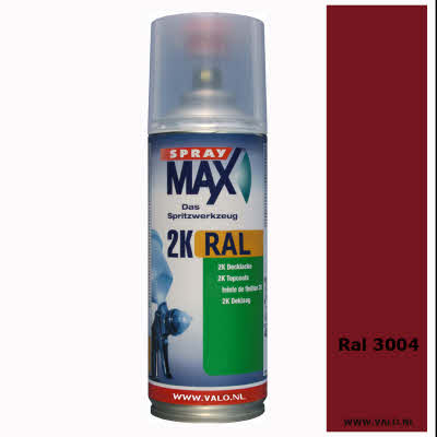 Spuitbus Spraymax 2K Ral 3004 Purperrood