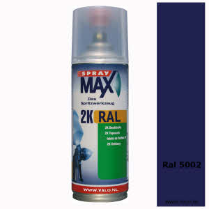 Spuitbus Spraymax 2K Ral 5002 Ultramarijn blauw