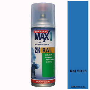 Spuitbus Spraymax 2K Ral 5015 Himmelblau