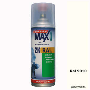 Spuitbus Spraymax 2K Ral 9010 Reinweiss