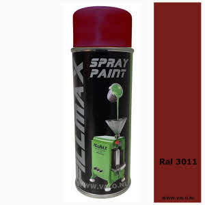 Spuitbus Ral 3011 Bruinrood