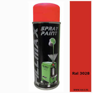 Spuitbus Ral 3028 zuiver rood