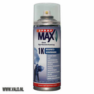 Spraymax uitspuitverdunning