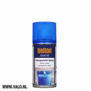 Spuitbus 150 ml transparant blauw, Belton 326101
