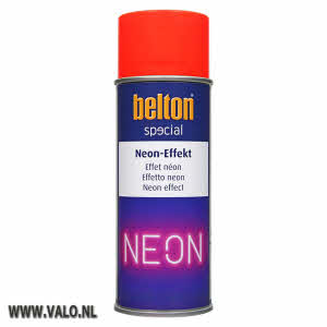 Spuitbus neon fluor rood Belton 323251