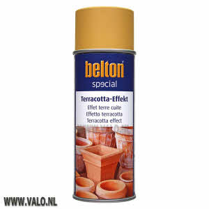 Spuitbus Terracotta Effect Geel Belton 323602