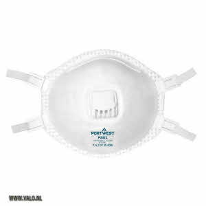 Stofmasker FFP3 met ademventiel Portwest P301