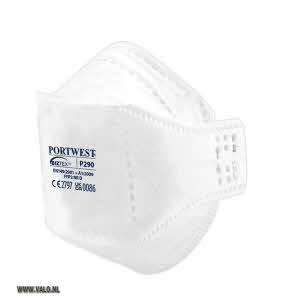 Stofmasker FFP2 gevouwen masker Portwest P290