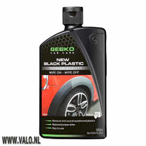 Gecko new black plastic & trim hersteller fles 500 ml