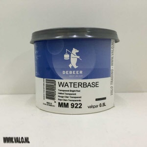 MM922 Waterbase 900+ Tr bright red 0,5 liter