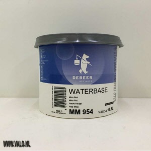 MM954 Waterbase 900+ Mica red 0,5 liter