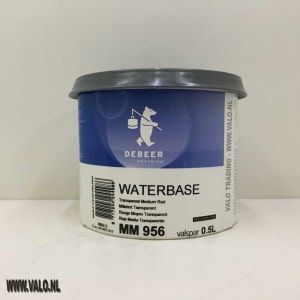 MM956 Waterbase 900+ Transp med red 0,5 liter