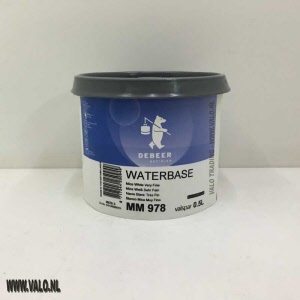 MM978 Waterbase 900+ Mica white fine 0,5 liter