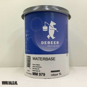 MM979 Waterbase 900+ Super Jet Black 1 Liter