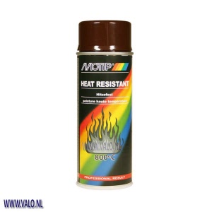 Motip 04034 Hittebestendige lak Bruin 650°C Spuitbus 400 ml