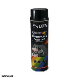 Motip 04302 Sprayplast Zwart glans Spuitbus 500ml