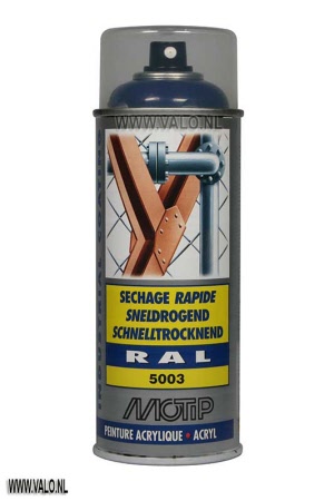 MoTip Industrial RAL 5003 Saffierblauw Spuitbus 400ml