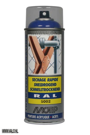 MoTip Industrial RAL 5002 Ultramarijn Blauw Spuitbus 400ml