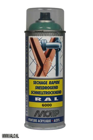 MoTip Industrial RAL 6000 Patina Groen Spuitbus 400ml