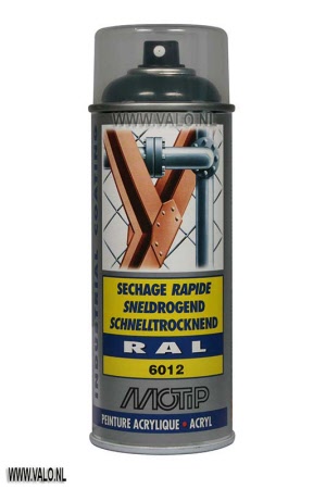 MoTip Industrial RAL 6012 Zwart Groen Spuitbus 400ml