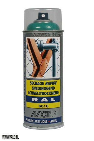 MoTip Industrial RAL 6016 Turquoise Groen Spuitbus 400ml