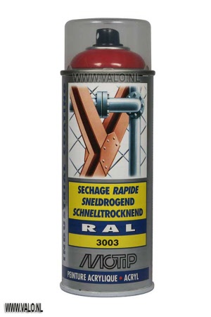 MoTip Industrial RAL 3003 Robijn Rood Spuitbus 400ml