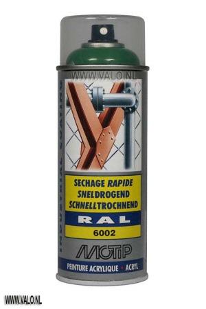 MoTip Industrial RAL 6002 Bladgroen Spuitbus 400ml