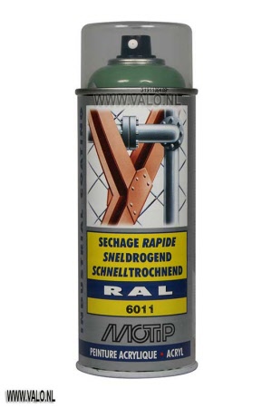 MoTip Industrial RAL 6011 Reseda Groen Spuitbus 400ml