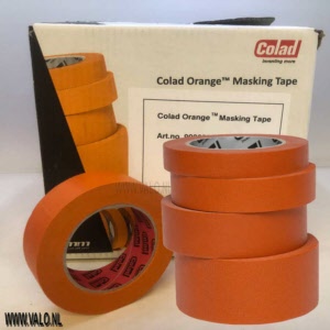 Colad Orange Maskeertape 19mm | doos 48 rollen