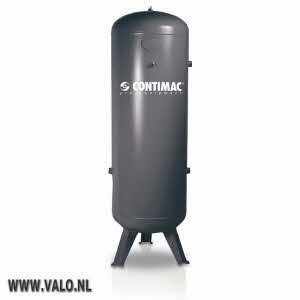 Vertikale persluchtketel van 500 liter en maximum druk van 15 bar