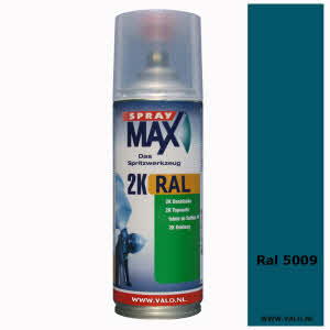 Spuitbus Spraymax 2K Ral 5009 Azurblau